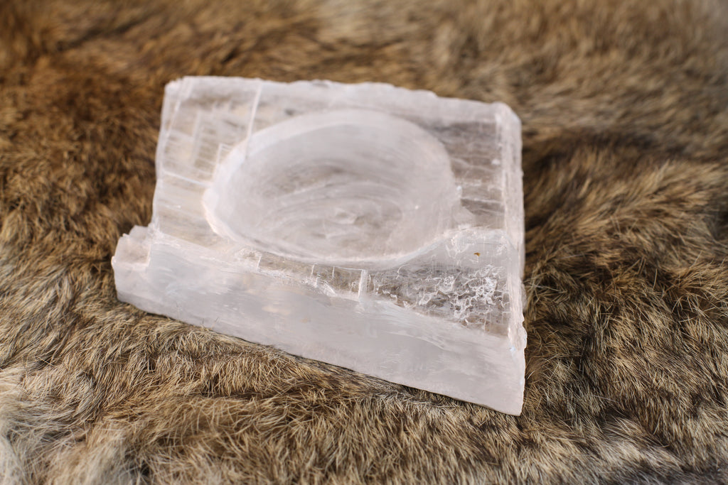 Selenite Bowl - Unique