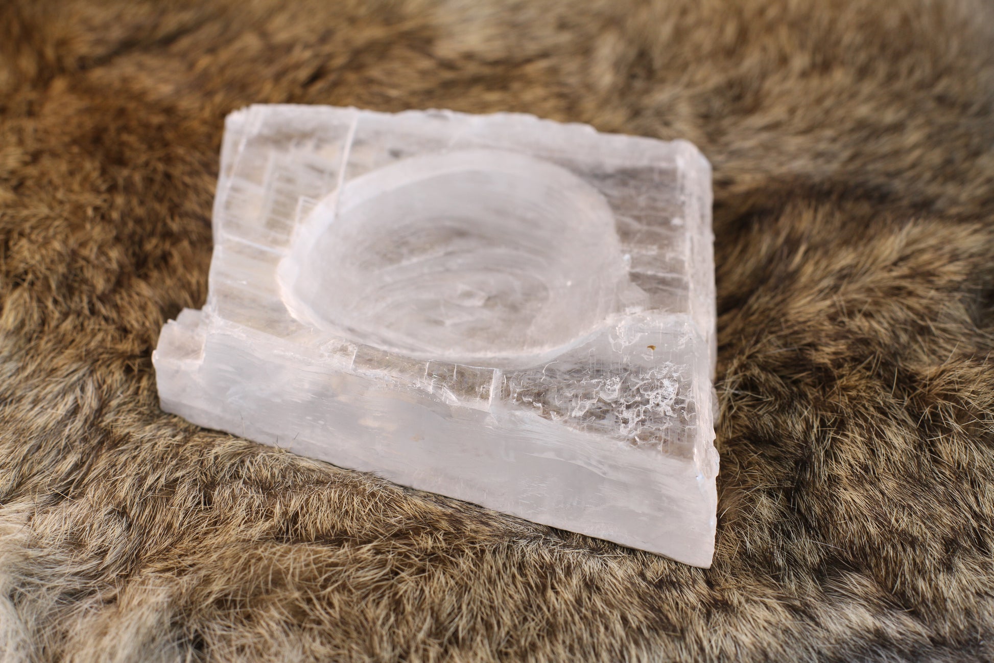 Selenite Bowl - Unique