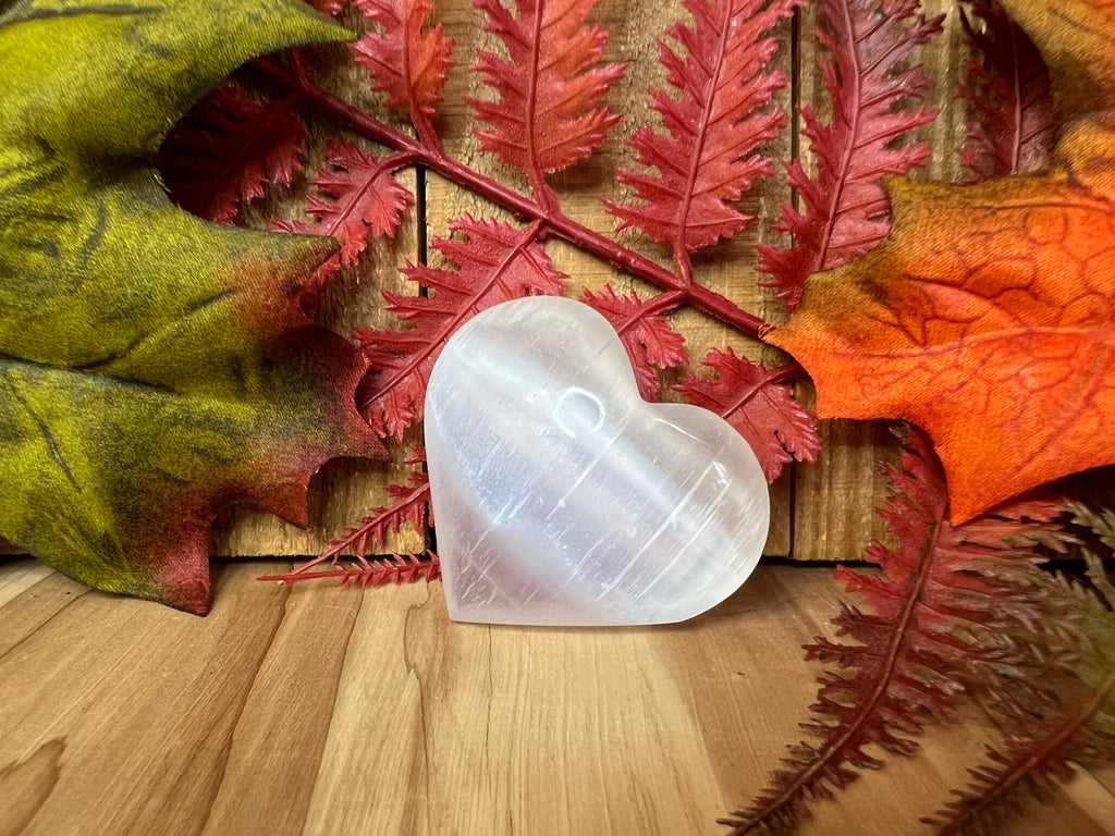 Selenite Hearts