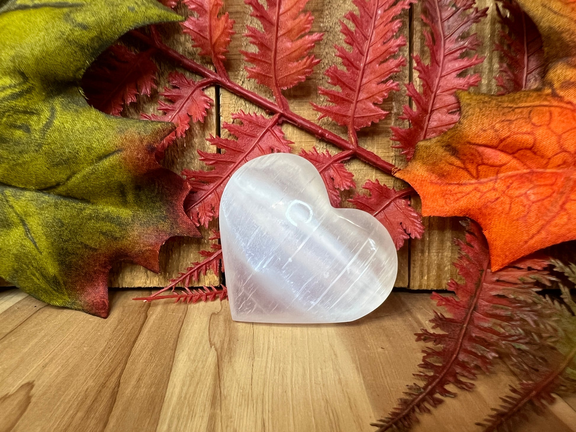 Selenite Hearts