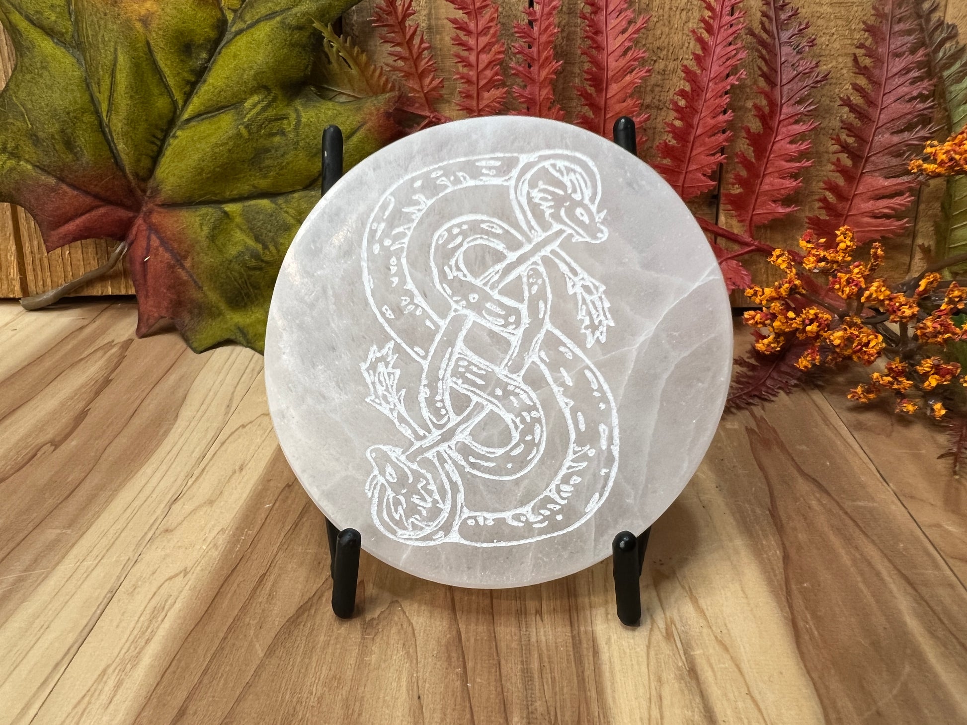 Laser Etched Selenite Plates