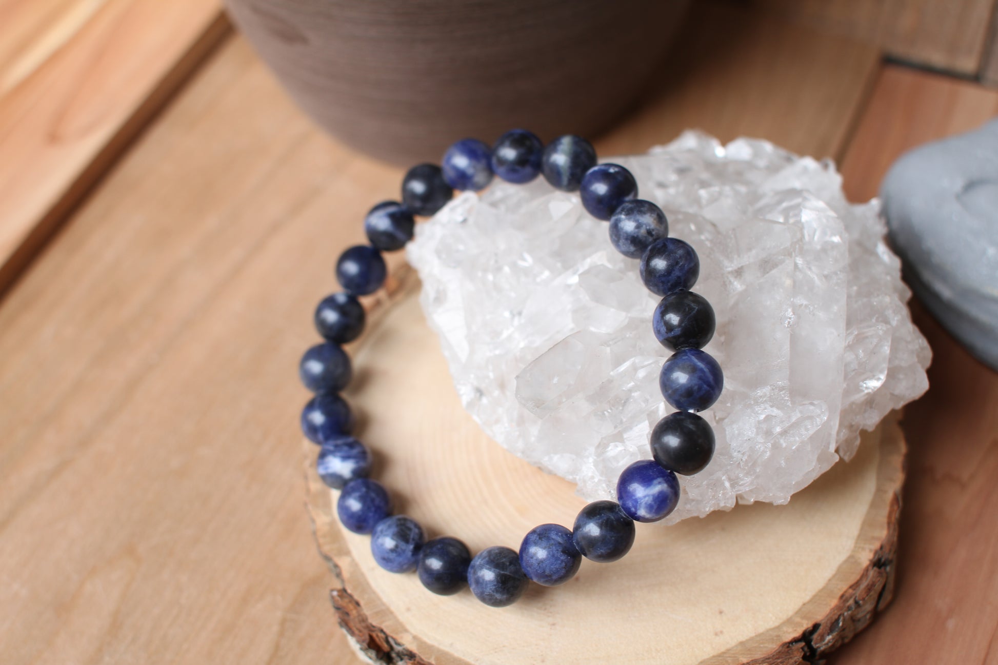 Sodalite Bead Bracelet